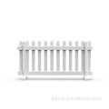 White PVC Temporary Fencing